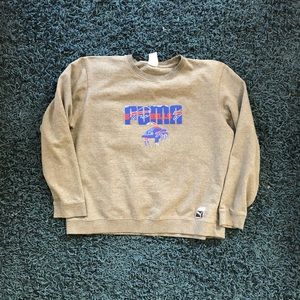Upcycled Puma Buffalo Bills sweatshirt size XL
